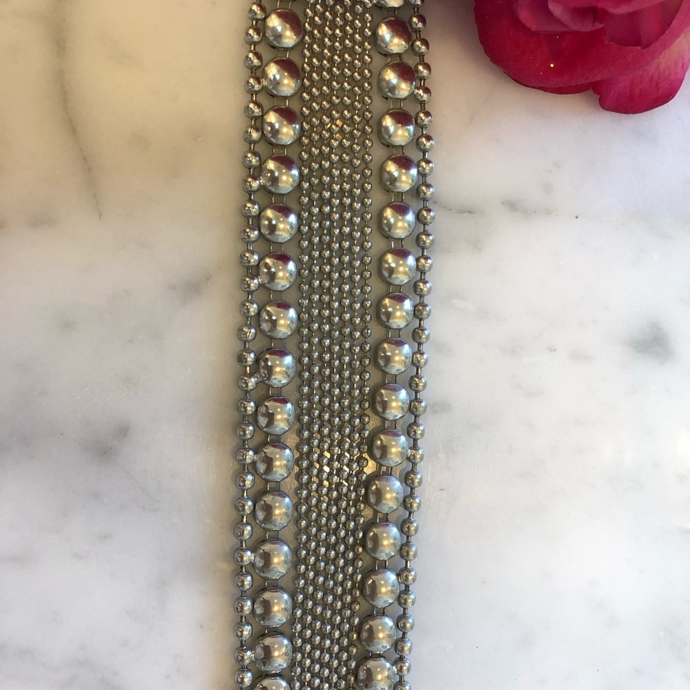 Stunning Layering Silver Bracelet - Picture 4 of 4